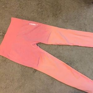 Ombre pink gymshark leggings